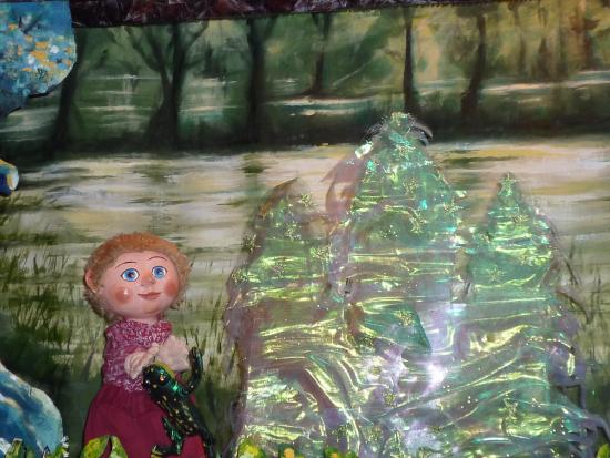 Ptilou regarde un mirage sur l'étang