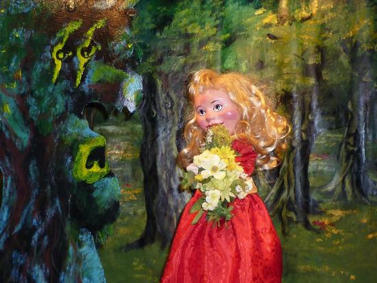 Boucle d'Or dans la forêt