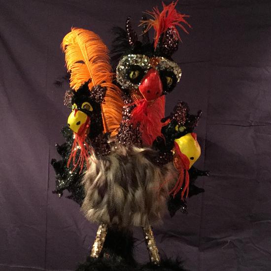 Griffon à trois têtes, portrait