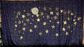 Ciel étoilé avec lune