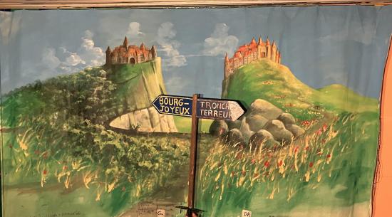 Deux villages sur deux collines se font face