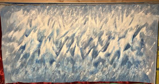 Glacier vu d'en-haut