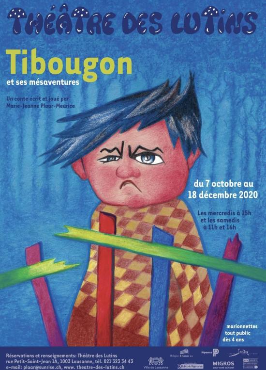 Affiche. Jeune homme boudeur devant une barrière cassée